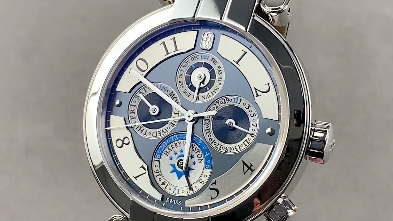 Harry Winston Premier Perpetual Calendar Timezone 200-MAWPC38 Harry Winston Watch Review