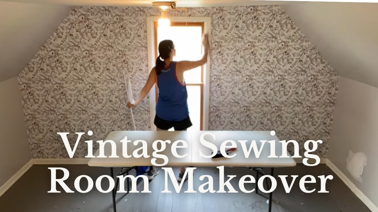 Tackling Big Projects | Vintage Farmhouse Sewing Room Transformation | Thrifty DIY Makeover