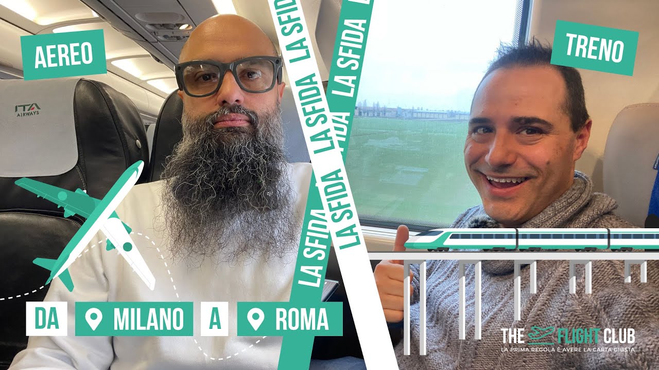 Milano/Roma treno o aereo? Ci si impiega meno con l'alta velocità o con l'aereo?