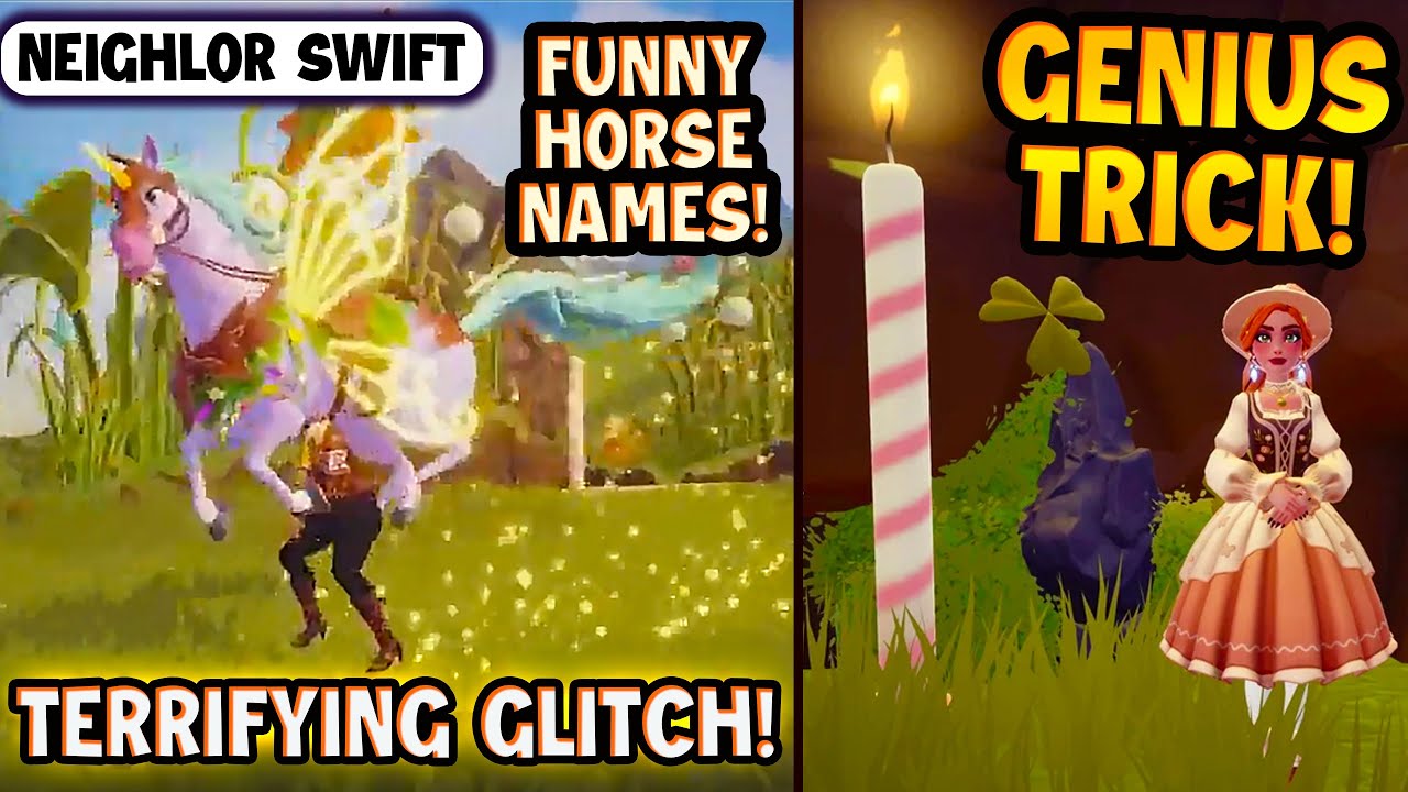 Genius Tricks, Terrifying Glitches and Funny Horse Names in Wishblossom Ranch in DDLV.