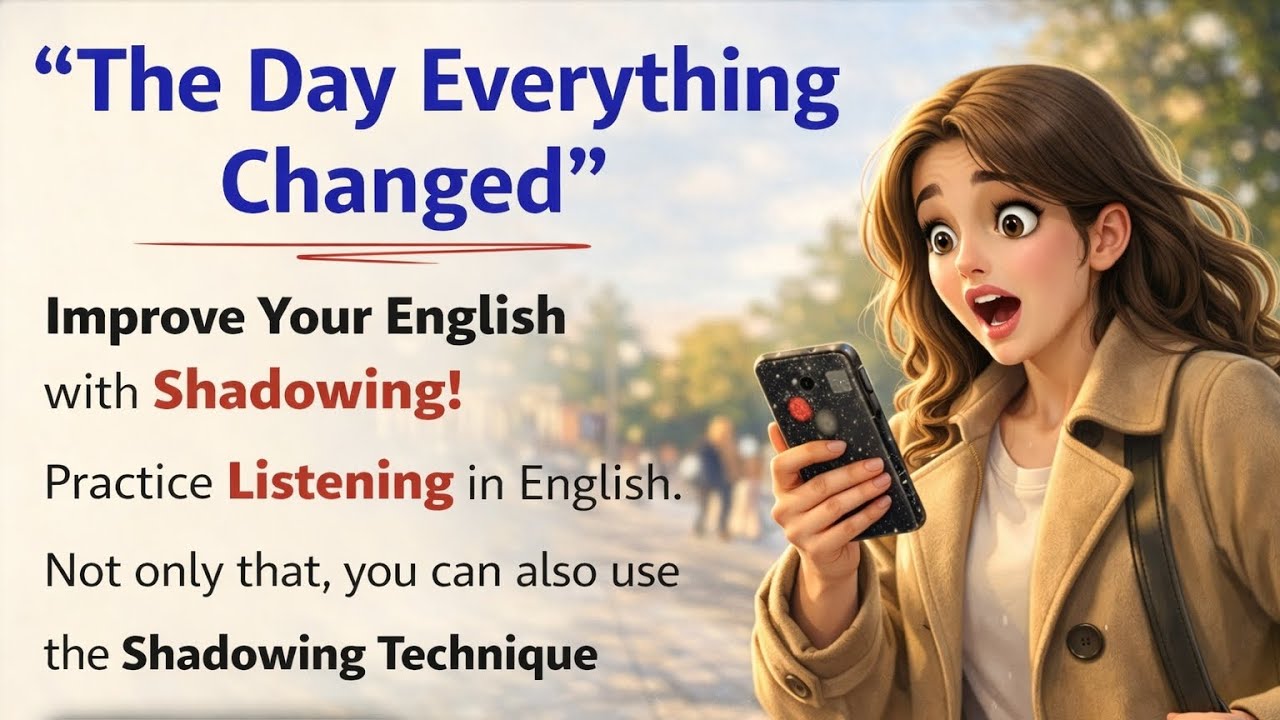 The Phone That Changed Everything | Learn English with a Powerful Story | Shadowing Practice
