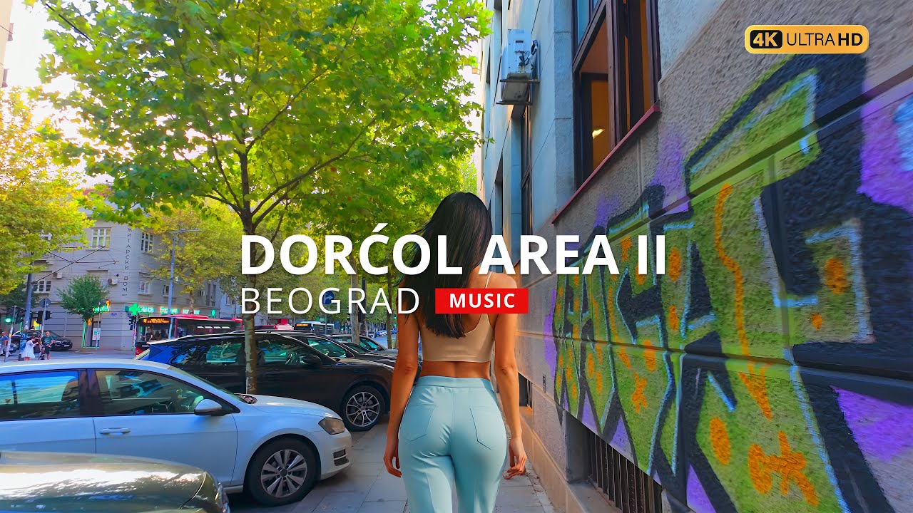 Serbia | Belgrade | Dorćol Area II | Walking Tour | 4K | Music #travel #music