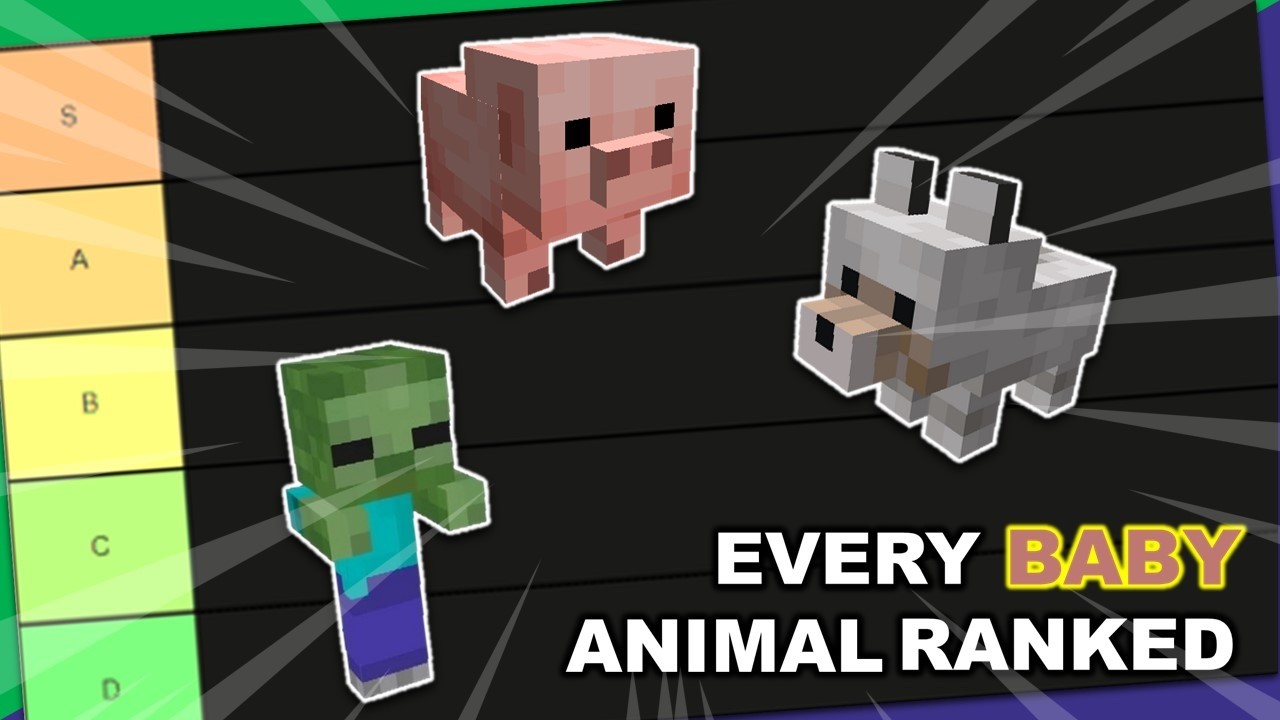 I Ranked EVERY NEW BABY MOB In Minecraft