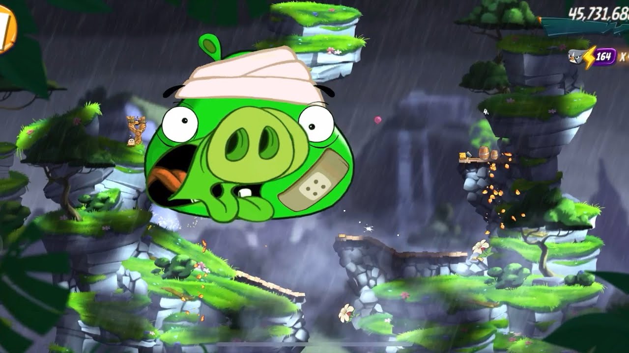 Angry Birds 2 Daily Challenge 3-3-4 Bomb's Blast 09032022 AB2 3 stars. Bonus Bomb Card.
