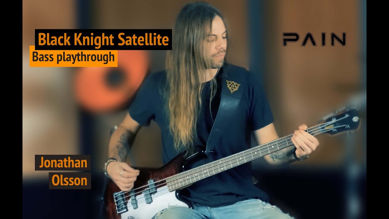 PAIN - Black Knight Satellite (Jonathan Olsson bass guitar playthrough)