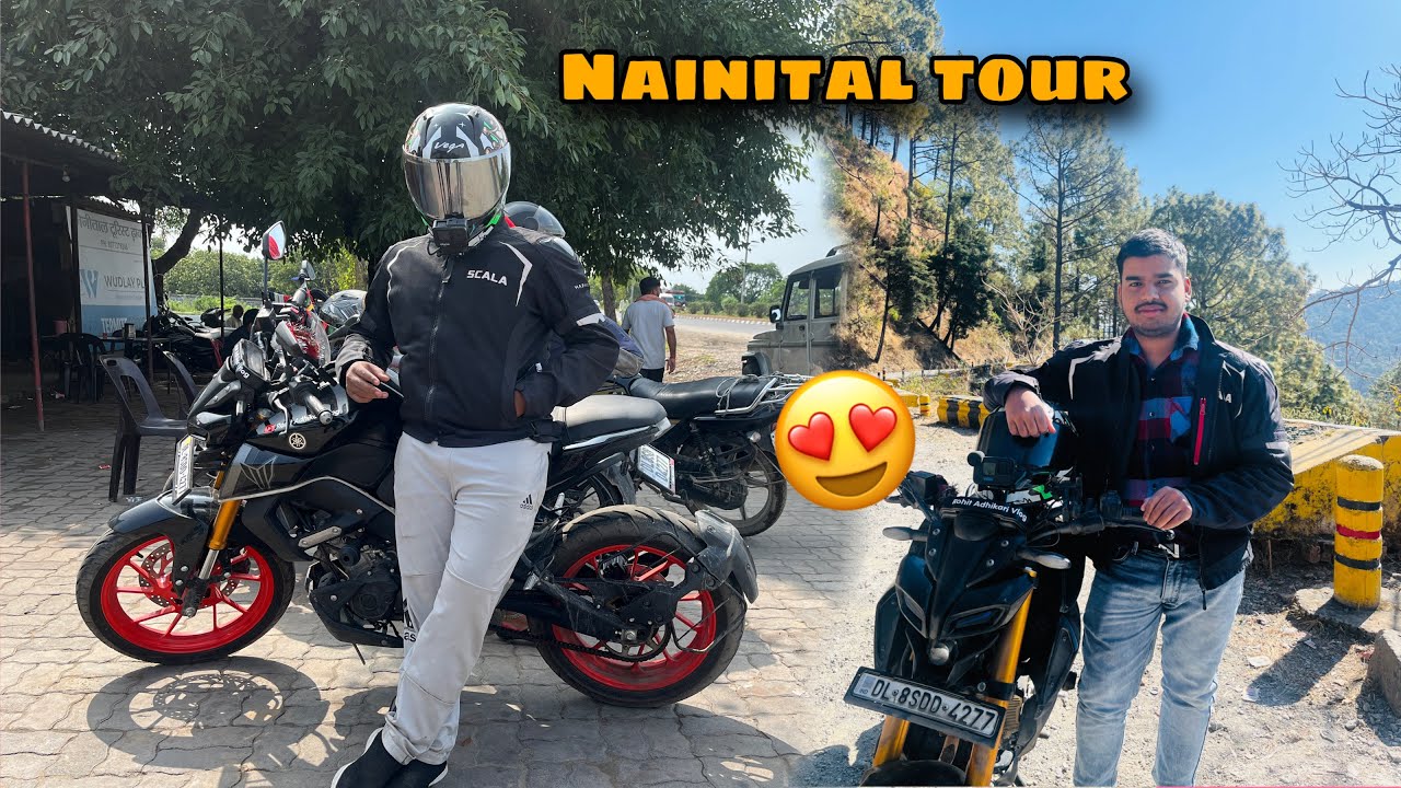 FIRST LONG TRIP WITH BROTHERS || NAINITAL TOUR 🏔️|| bike ride mt15 || part=1 ||​@Rohitadhikarivlog