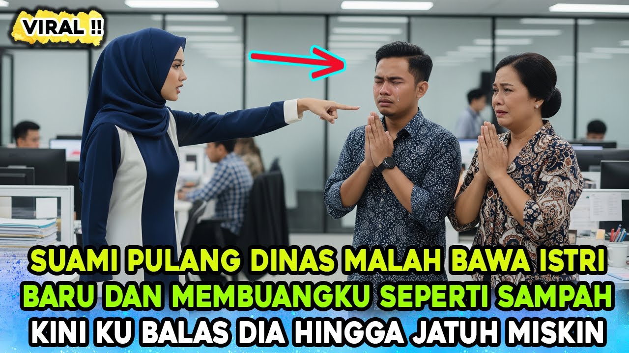 SUAMI PULANG DINAS BAWA ISTRI BARU LANGSUNG KU BUAT MEREKA MENYESAL #novelromantis #drama