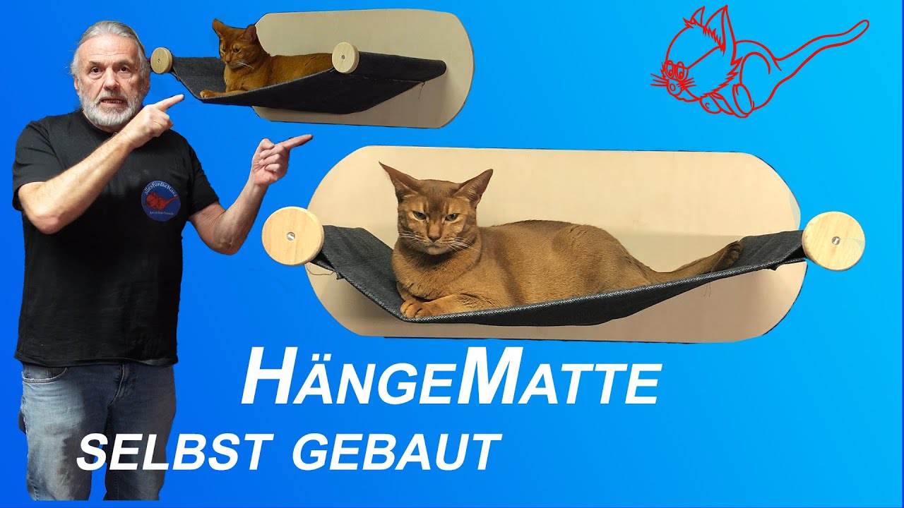 Hängematte für Katzen, selbstgemacht.
