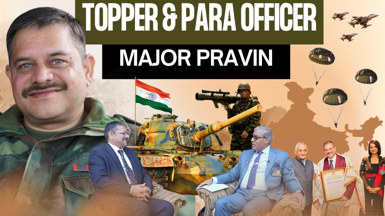 Major Pravin |University Topper to Para Officer| #winlifelikeawarrior