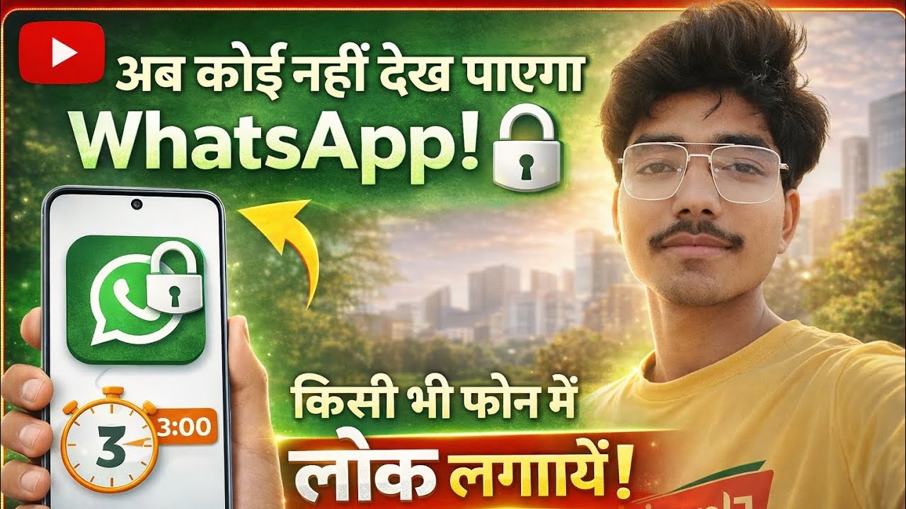 How to you put WhatsApp Lock 🔐😭 किसी भी फोन व्हाट्सएप पर लॉक कैसेलगाएं? #tech #whatsapp #video 
