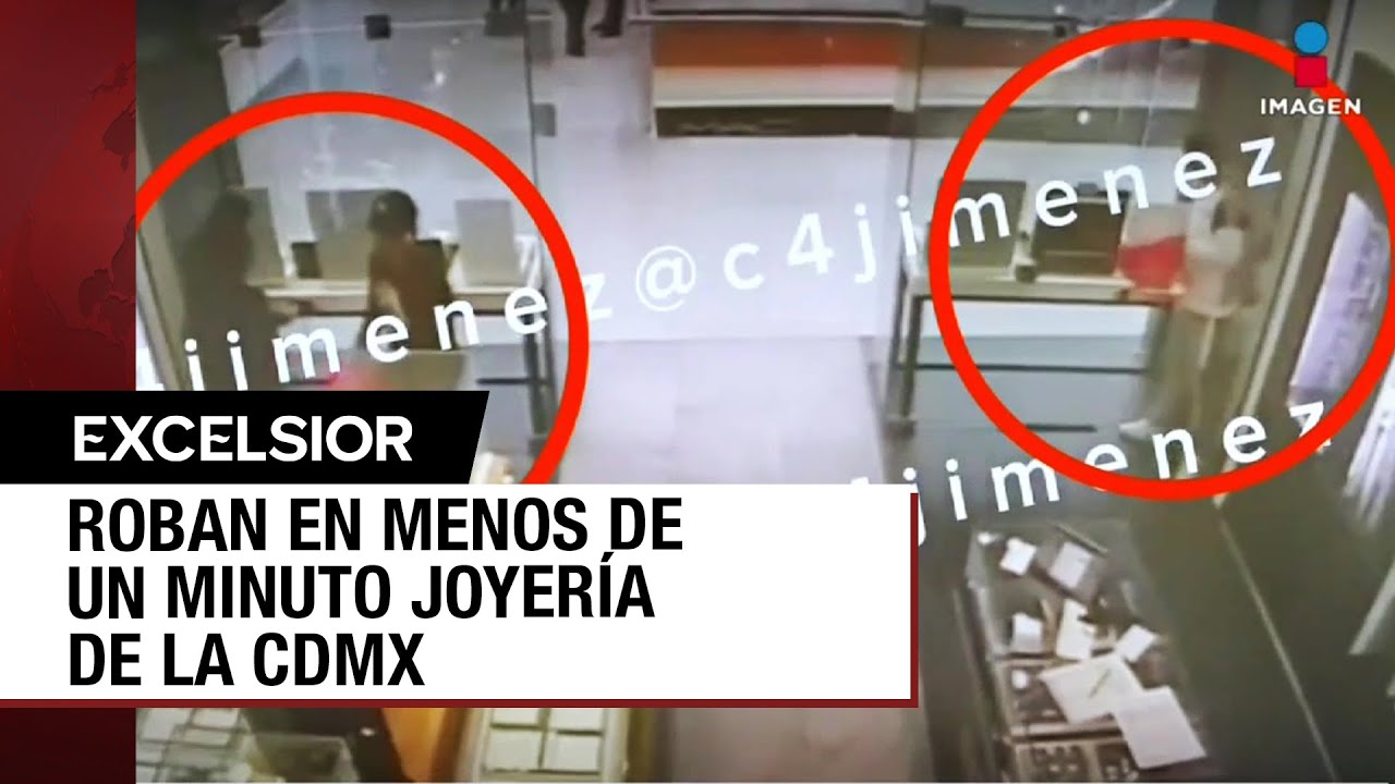 Así fue el asalto a joyería en Parque Delta, CDMX