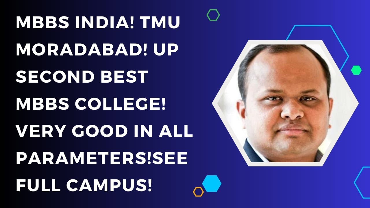 MBBS India! TMU Moradabad! UP second best MBBS College! Very good in all parameters!See full campus!