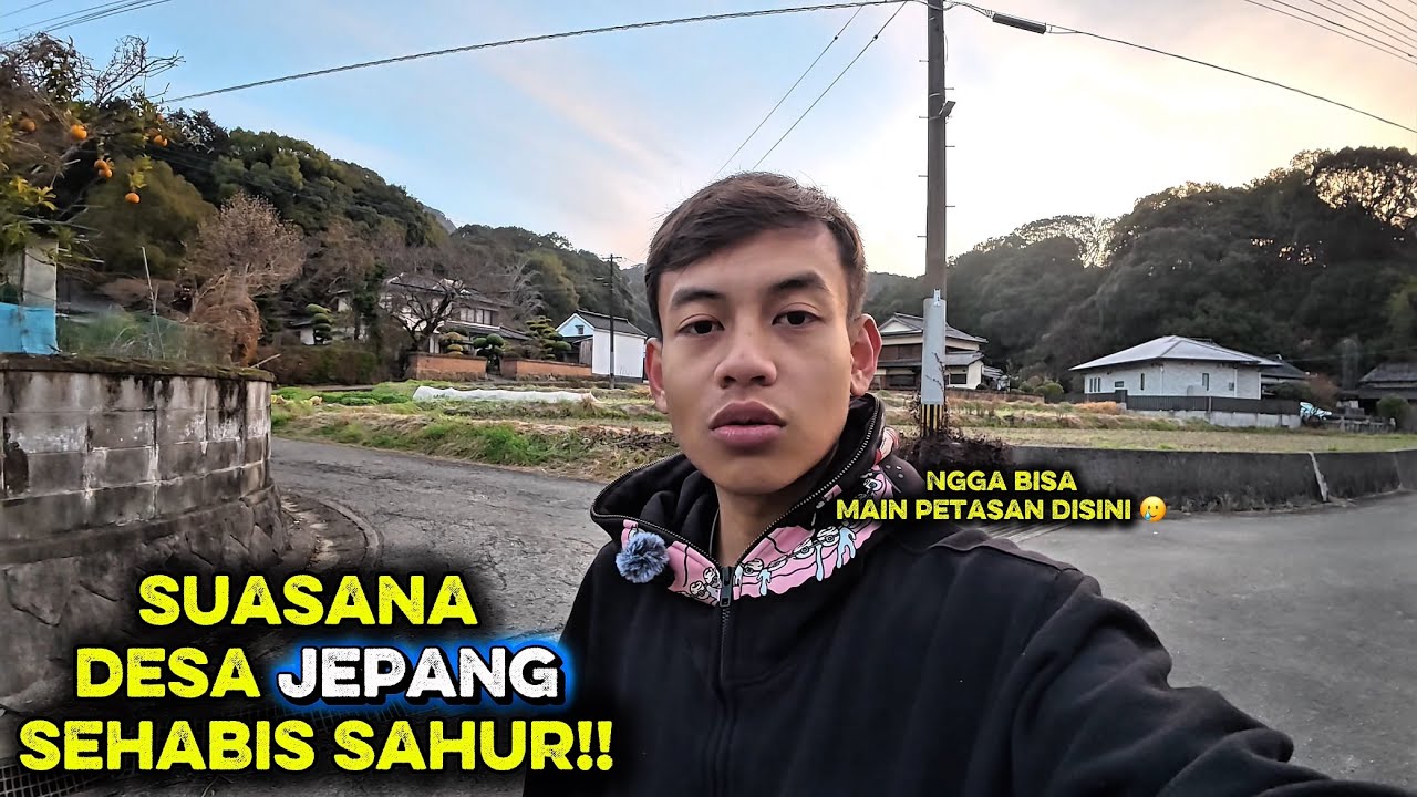 SUASANA SEHABIS SAHUR DI PEDESAAN JEPANG!! SEPI BANGET!!