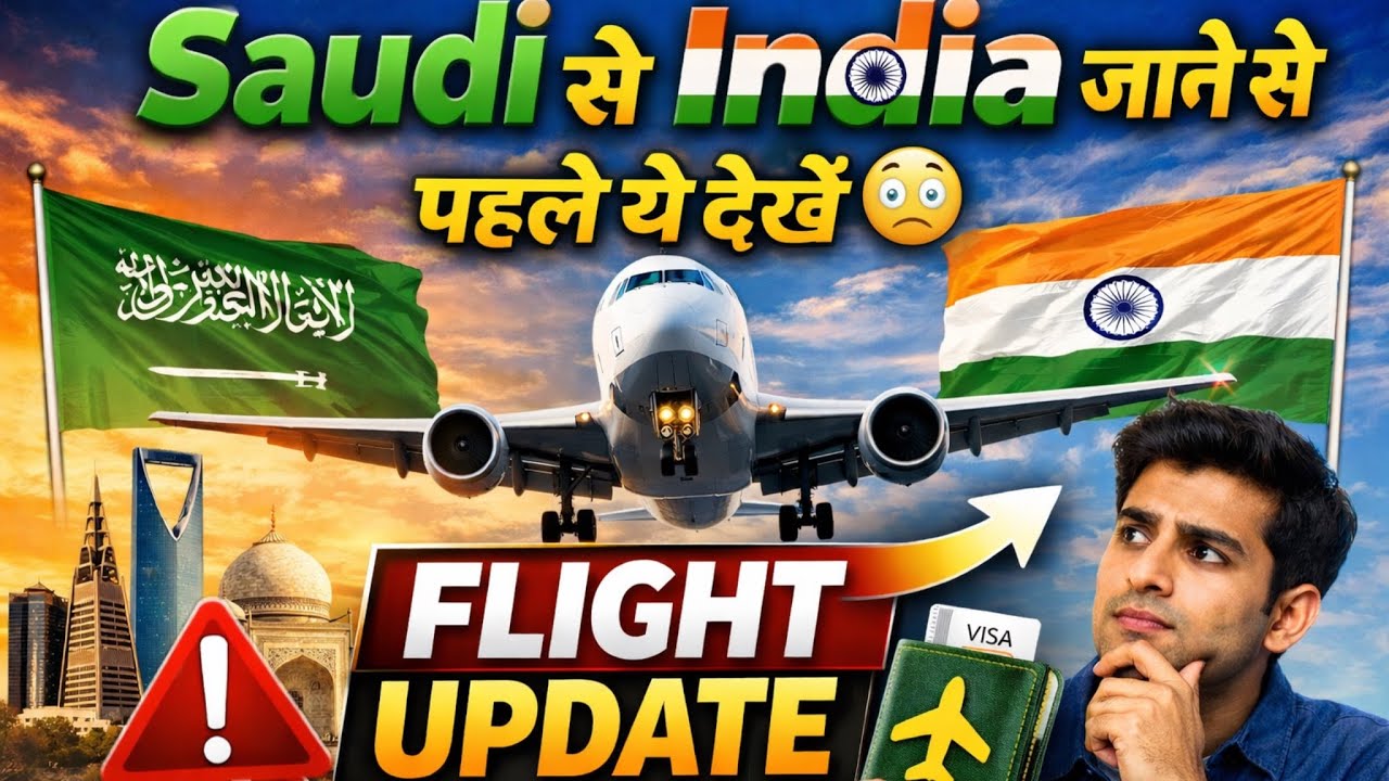 😳Saudi से India जाने से पहले ये देखें! Boarding Pass मिलने के बाद भी Flight Cancel! ✈️@ArabUpdate 