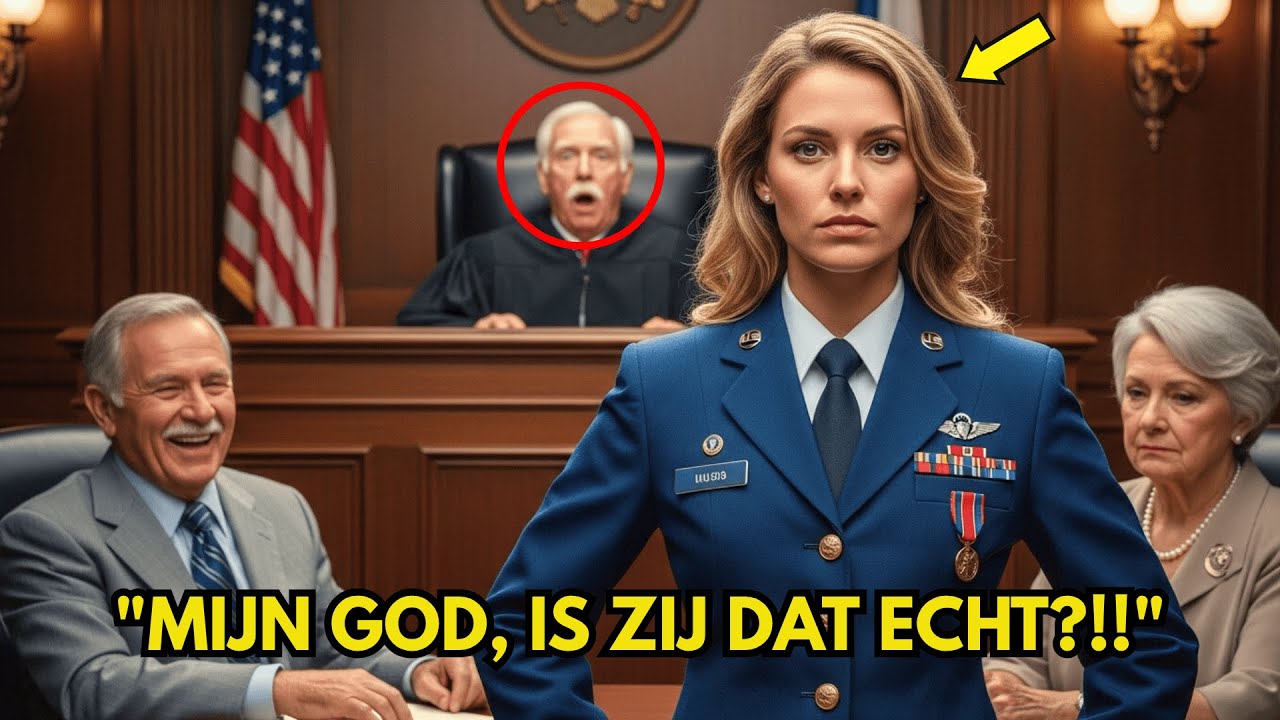 Ze liep rechtbank binnen in haar SEAL-uniform; haar vader grinnikte, haar moeder schudde het hoofd…