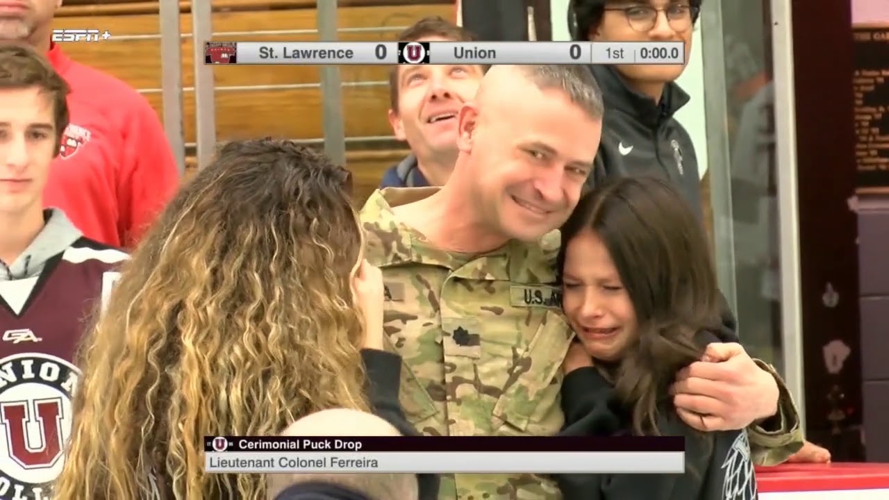 Union Hockey - Military Homecoming Surprise (Nov. 9, 2019)