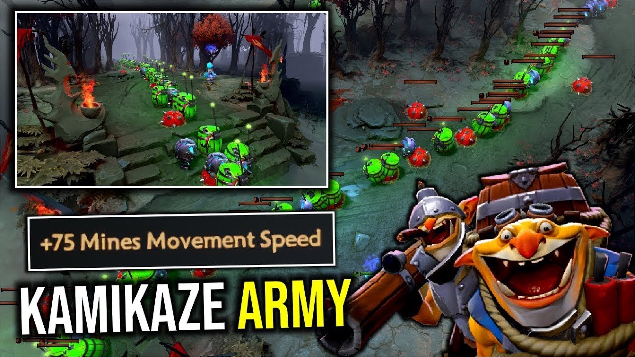 Dota 2 Techies - Bomb Army - Trap is set