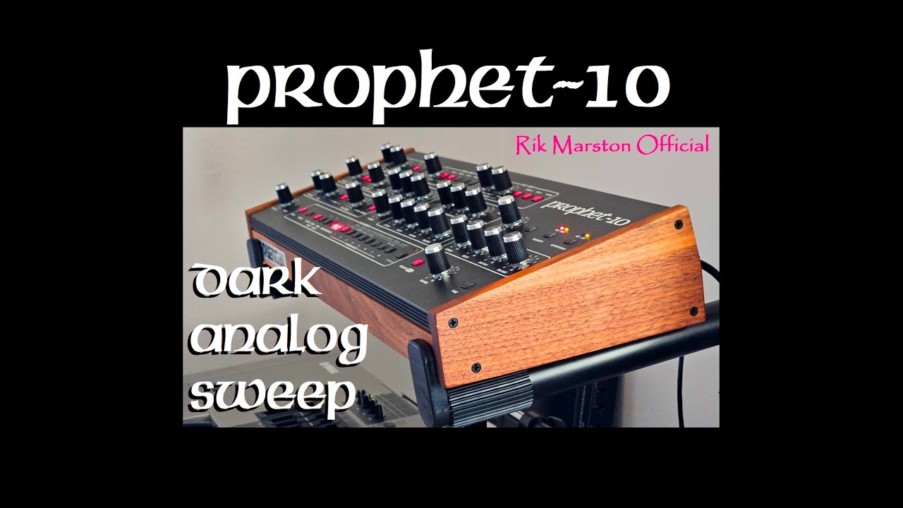 Sequential Prophet-10 Dark Analog Sweep Synthesizer Rik Marston