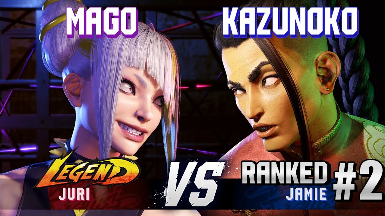 SF6 ▰ MAGO (Juri) vs KAZUNOKO (#2 Ranked Jamie) ▰ Ranked Matches