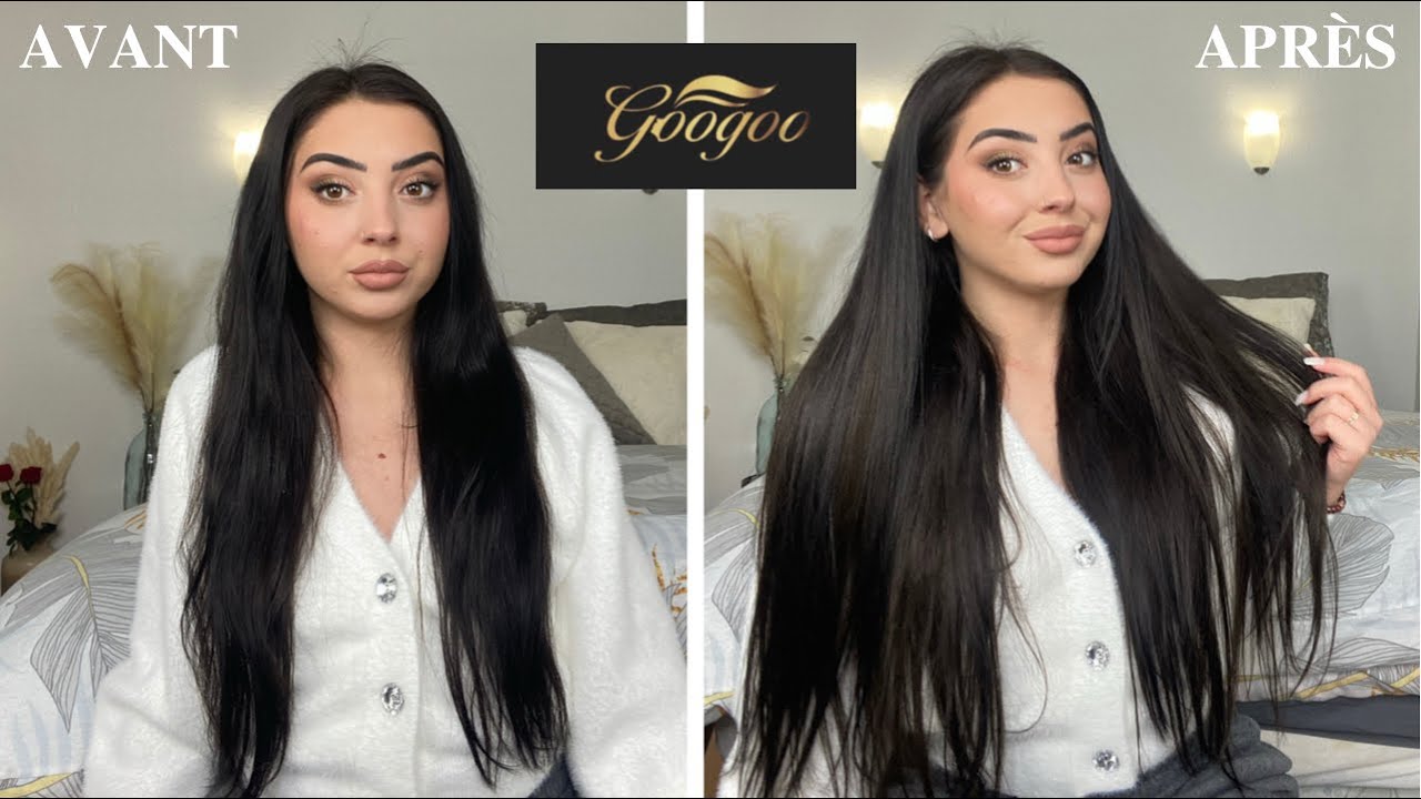 JE TESTE DES EXTENSIONS DE CHEVEUX À CLIPS | GOO GOO HAIR 💇🏻‍♀️