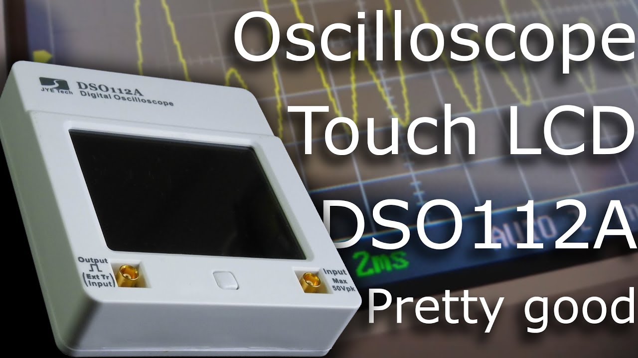 This touch screen cheaposcope is actually good! DSO112A Oscilloscope