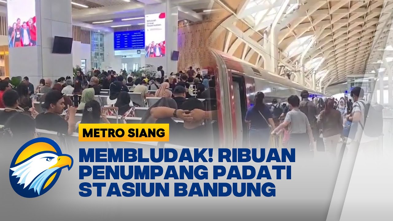 Stasiun Bandung Membludak di Libur Panjang maulid Nabi [Metro Siang]
