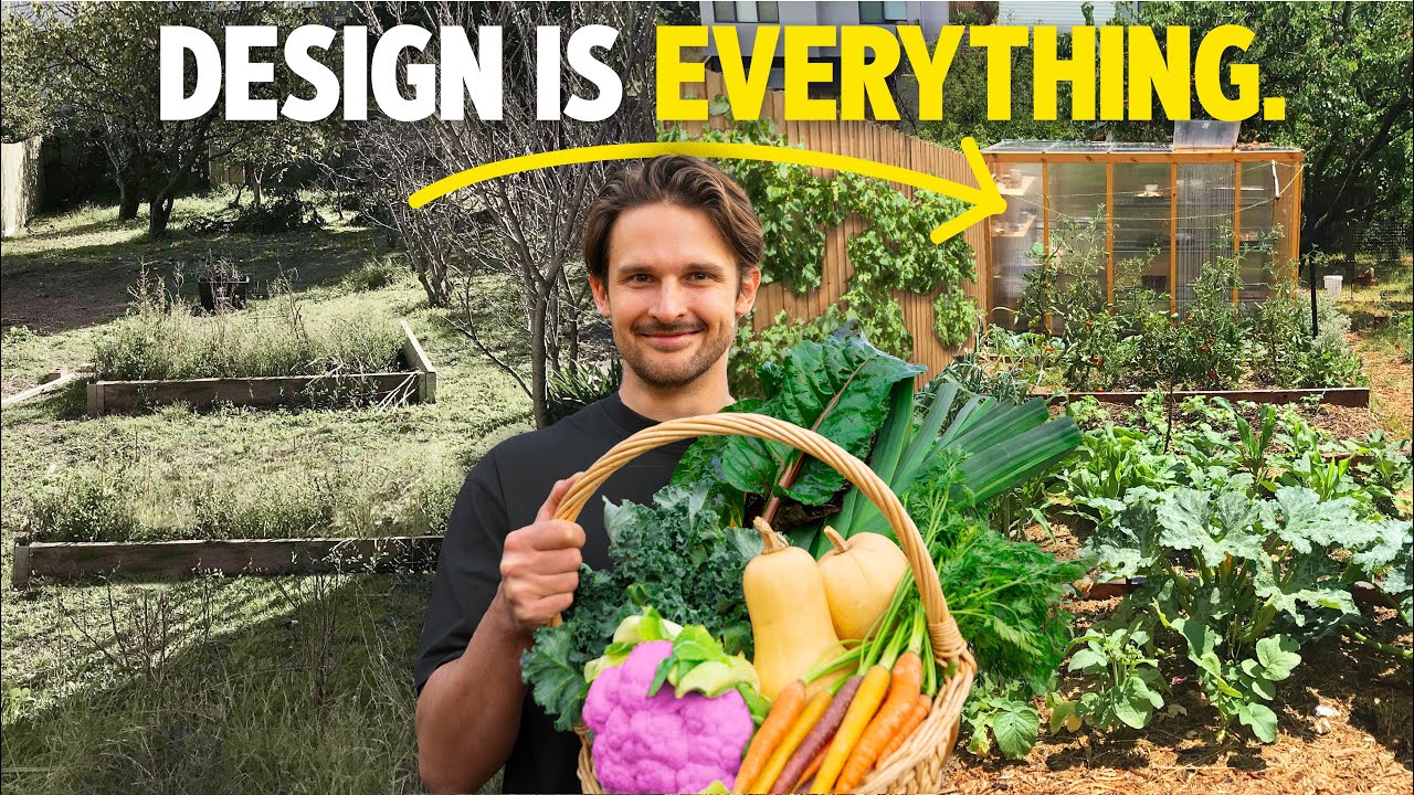 Design a Low Effort Food Garden that ACTUALLY Feeds You (Complete Guide)