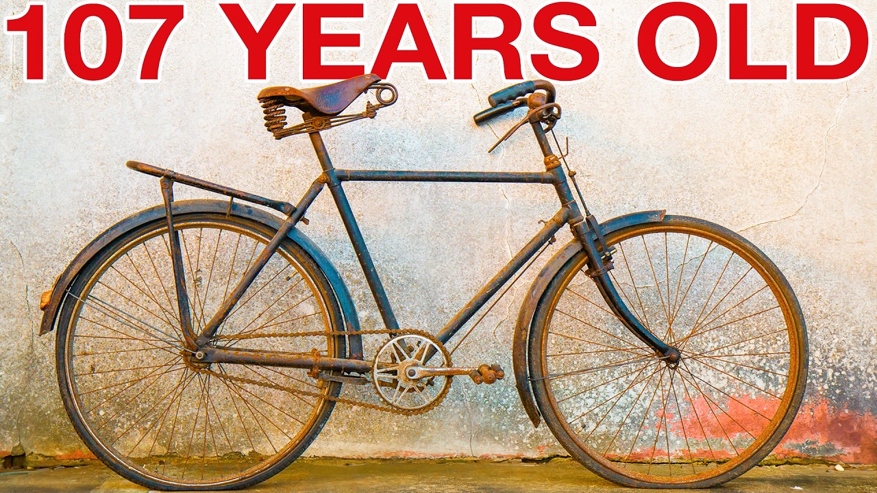 Restoring a 107 year old bike! Vintage WW1 era rebuild.