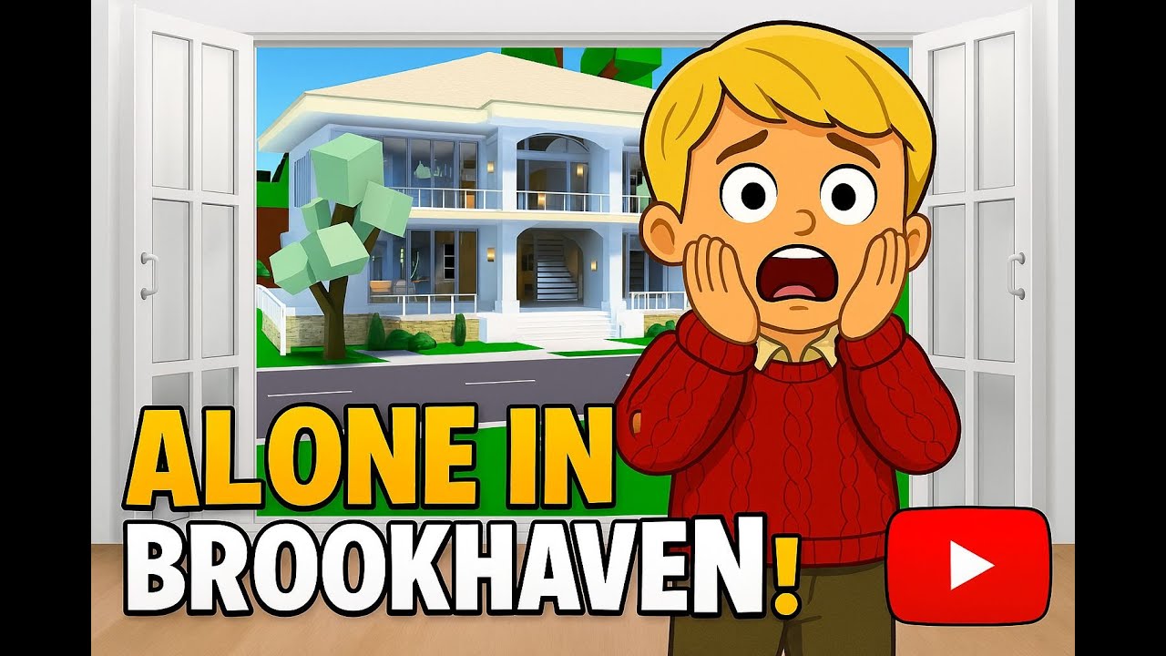 Singur acasa ! Brookhaven  Roblox