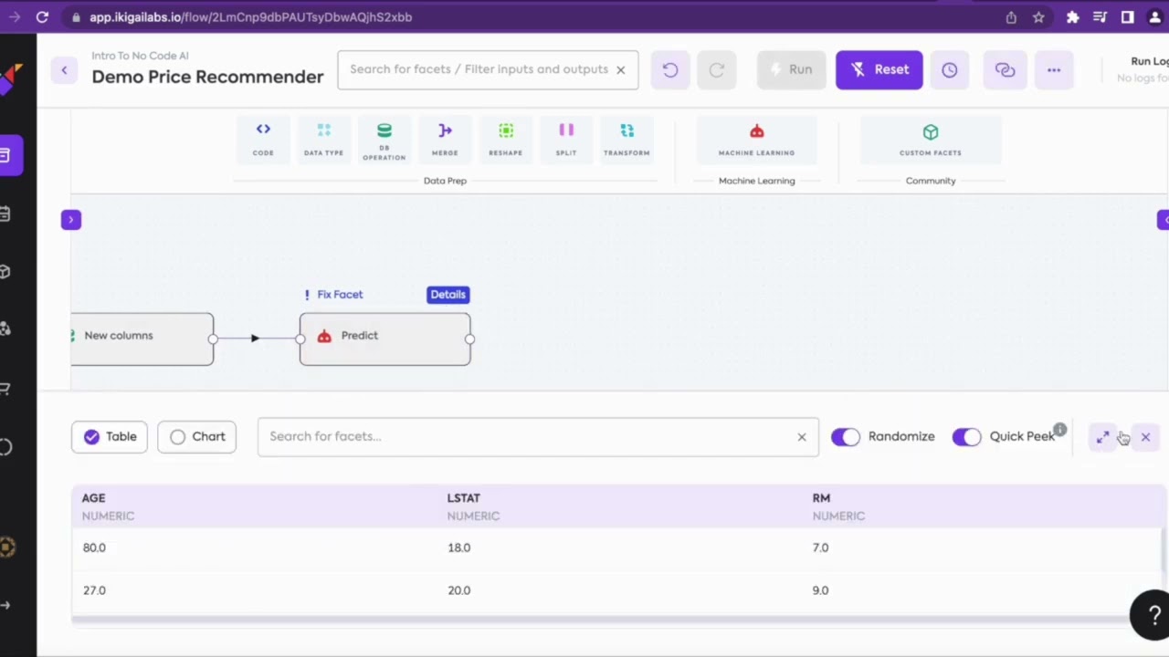 How to create recommendations flow from scratch