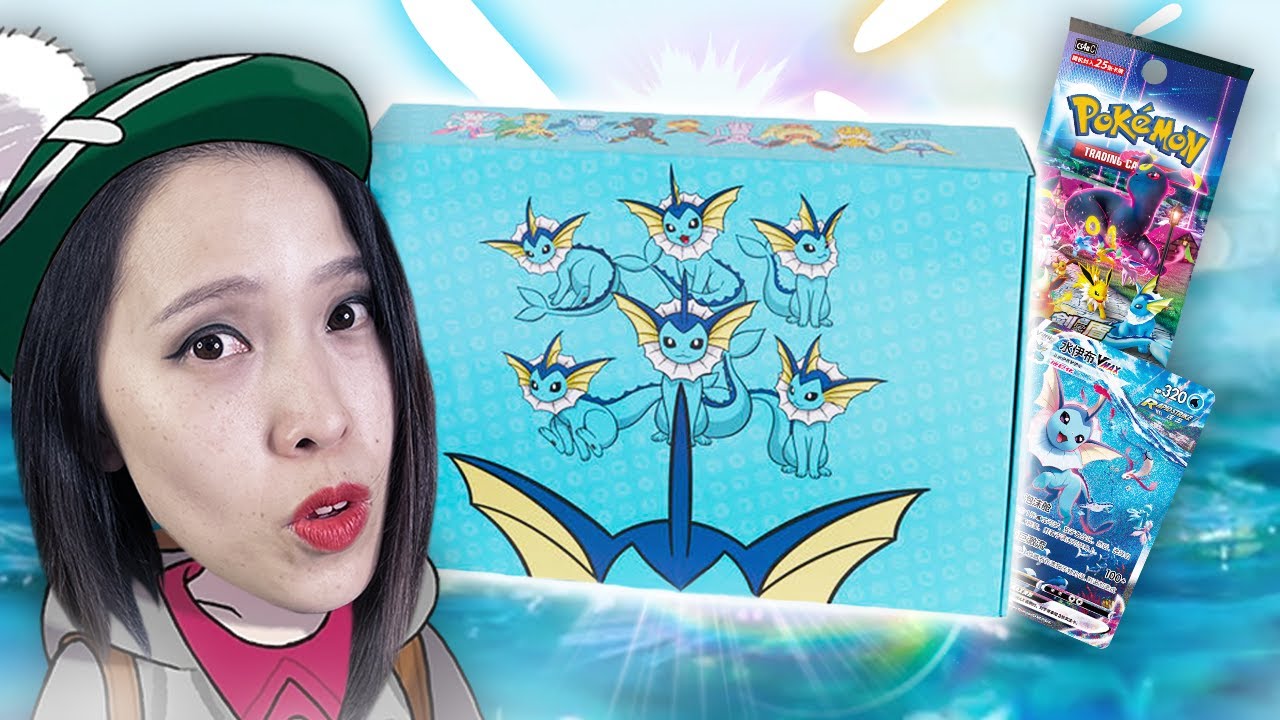 Эксклюзивный подарочный набор Vaporeon от Pokemon China уже здесь! | Открытие Pokemon на упрощенн...