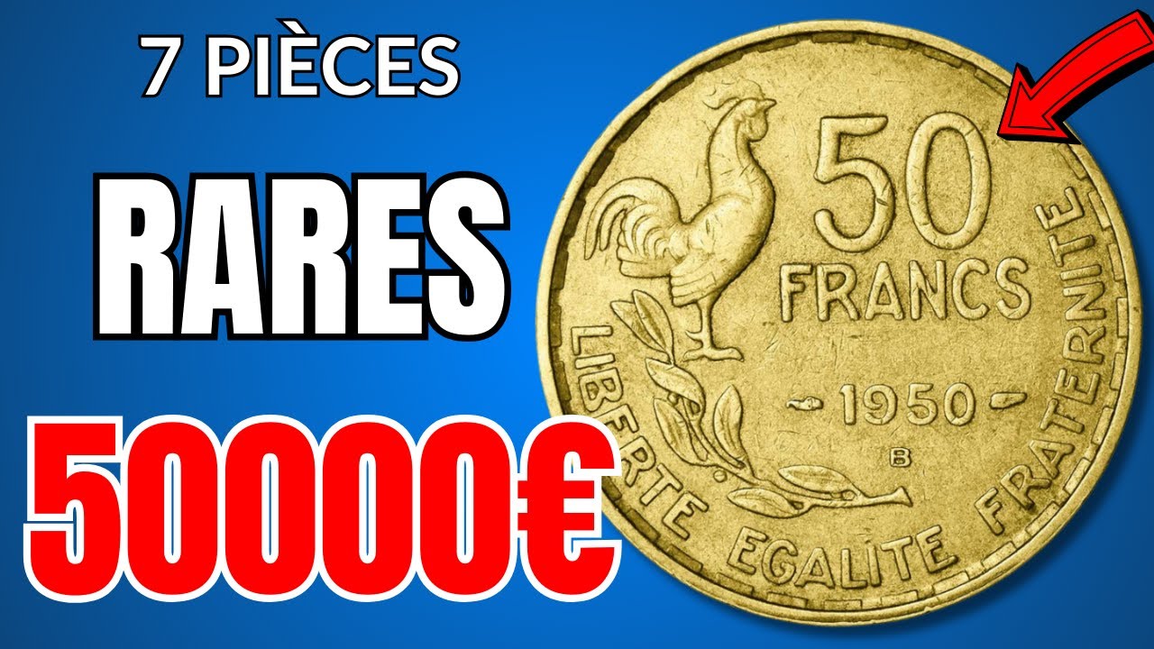VALEUR des Plus RARES pièces de 20 Francs et 50 Francs G.GUIRAUD ?