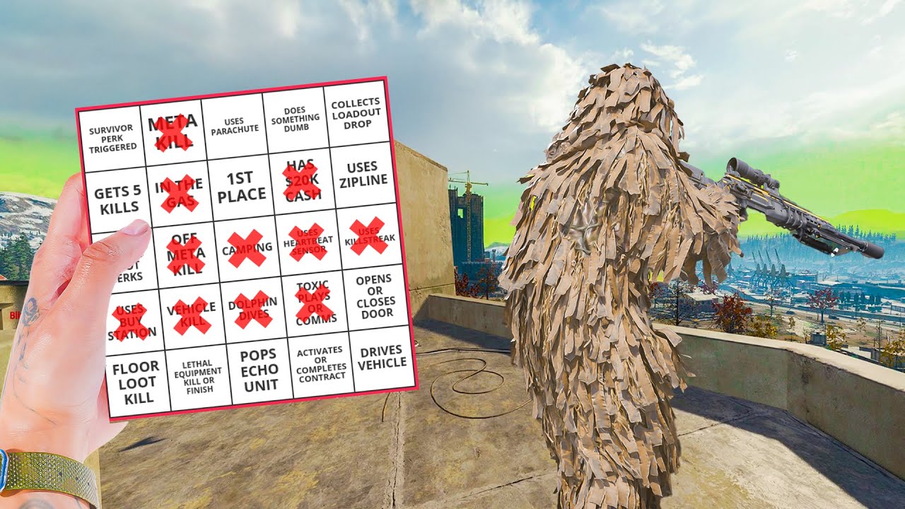 This CAMPER Was So STRANGE in WARZONE BINGO