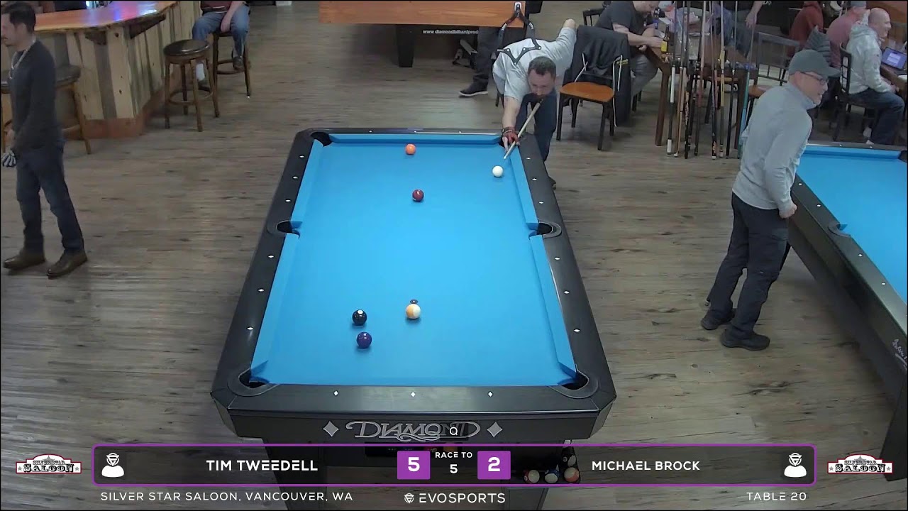 TIM TWEEDELL  vs MICHAEL  BROCK  - SILVER STAR SALOON - TABLE 20 | EvoSports