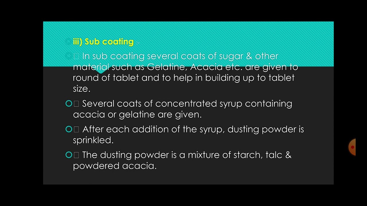 Sugar coating of tablet,D pharm,B Pharm, Pharmaceutics, Winter exam 2024,Tablet,Most important