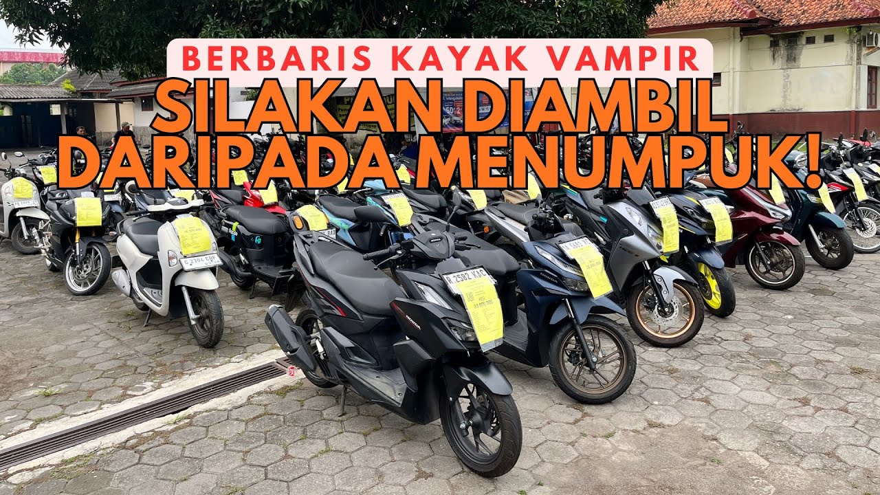 Pasar Lelang Motor di RRI Yogyakarta | banyak koleksi pilihan