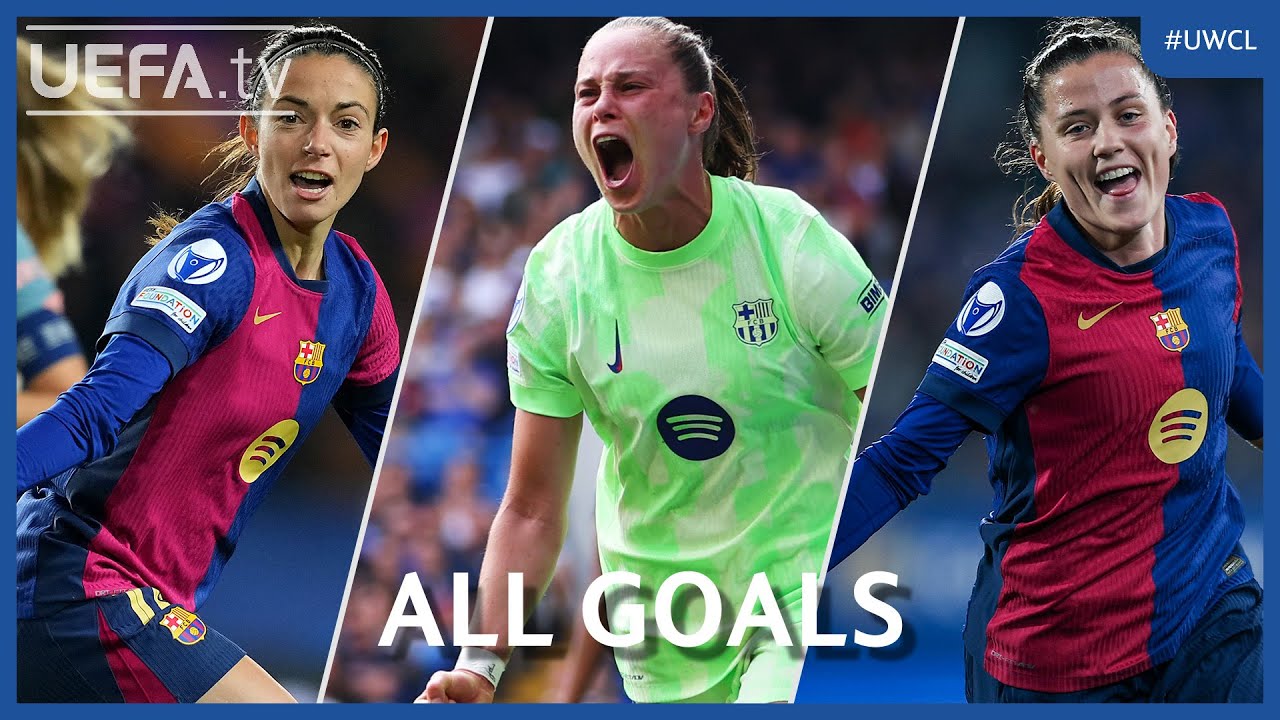 All BARCELONA 2024/25 GOALS to reach the #UWCL Final ⚽ | Bonmatí, Pajor, Pina...