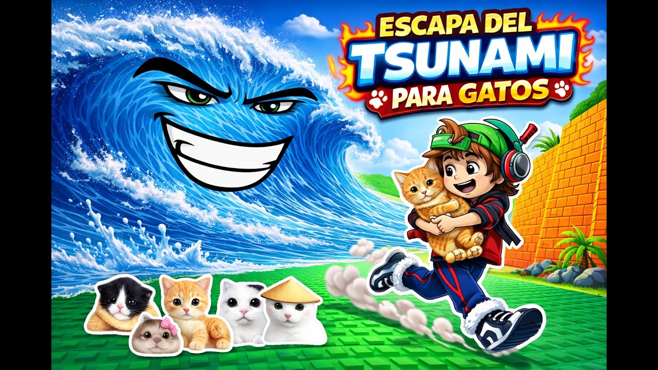 🌊✨Tsunami para gatos / como conseguir Gatos épicos/ Roblox/ Parte 1