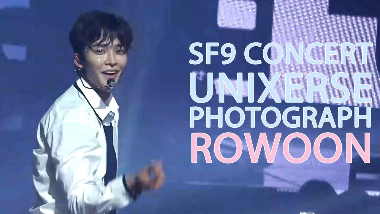 PHOTOGRAPH ROWOON FOCUS 로운 ロウン  SF9 UNIXERSE 190810