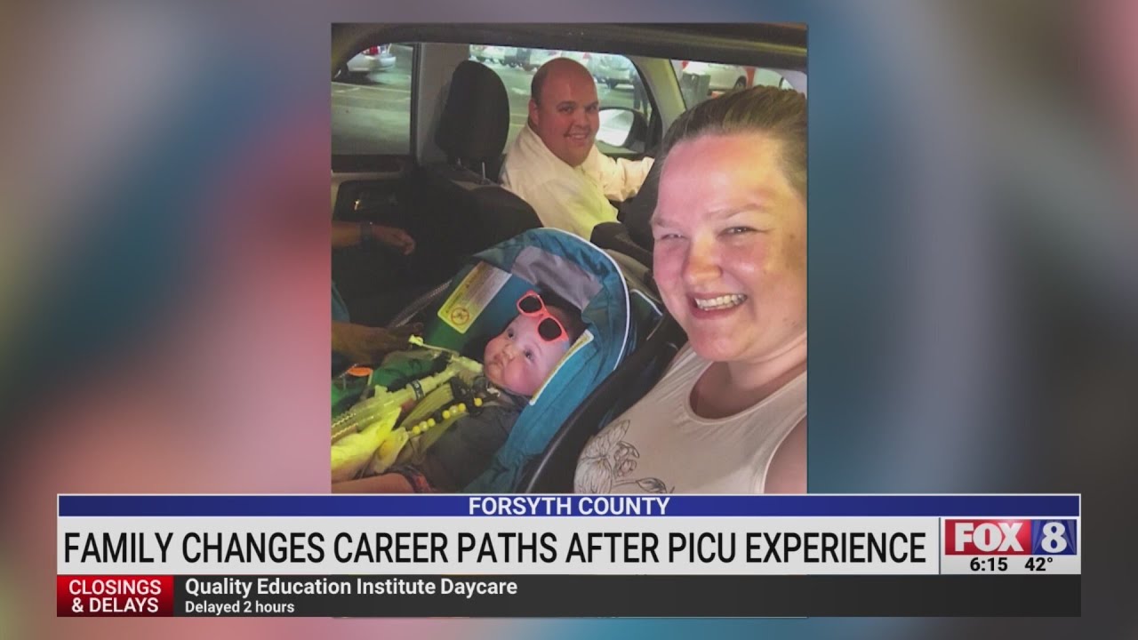 Forsyth County family's medical journey with son born early leads to new career paths