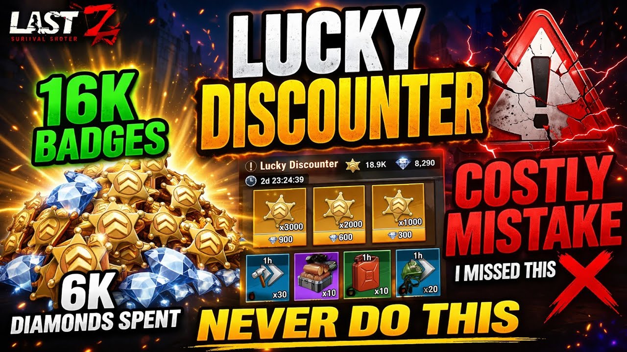 Big Mistake in Lucky Discounter... Last Z Survival Shooter