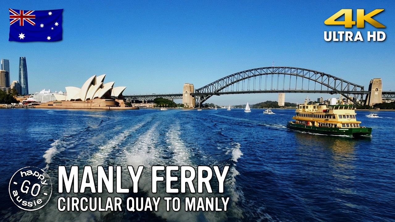 See Sydney Harbour on the Manly Ferry | 4K