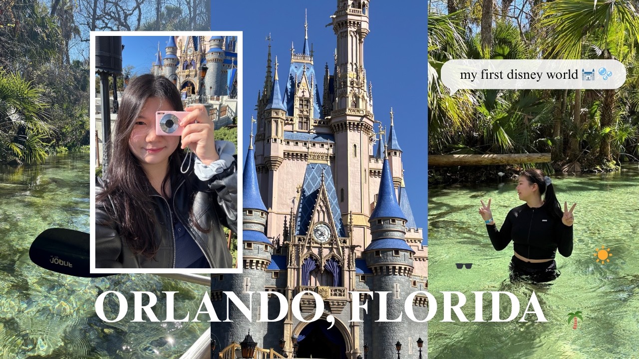 🇺🇸플로리다 올랜도 여행 브이로그 🏝️ | 디즈니월드 매직킹덤 + 자연 속 카누 힐링 🏰🛶