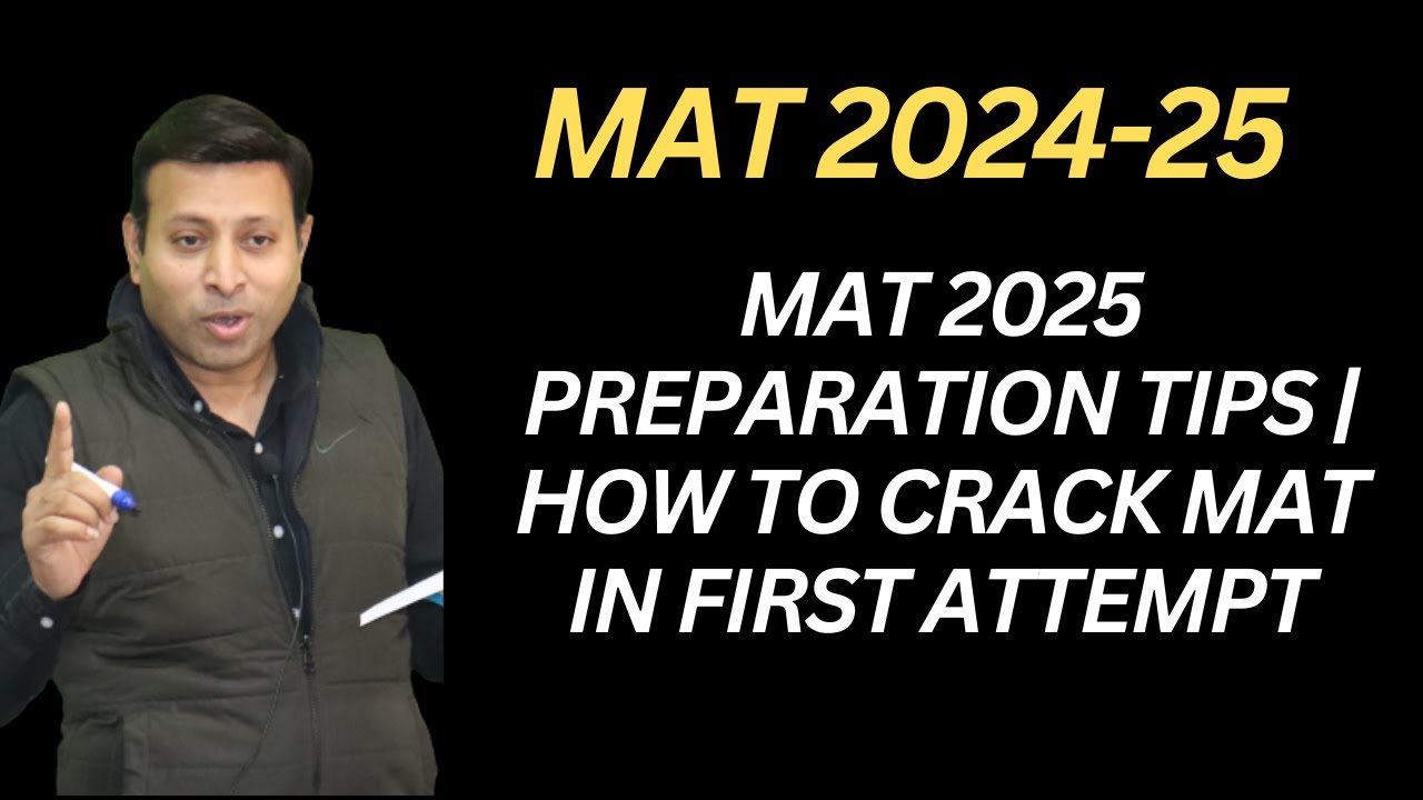 MAT 2025 Preparation Tips | How to Crack MAT in First Attempt|#matexam2025|#matcoaching|#matcutoffs