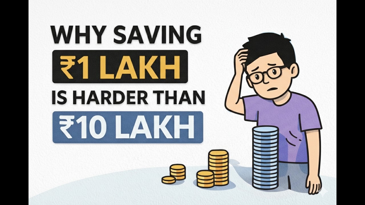 Why Most Indians Struggle to Save Their First ₹1 Lakh