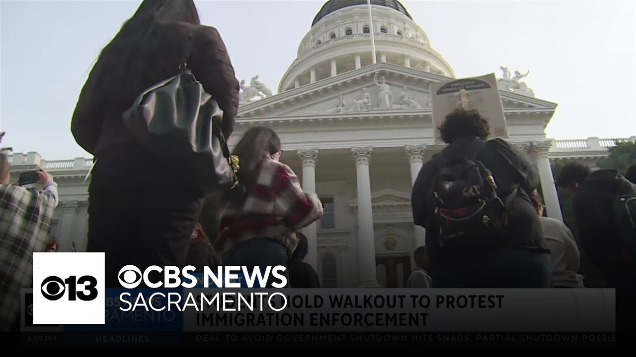 Sacramento students hold walkout to protest federal immigration enforcement