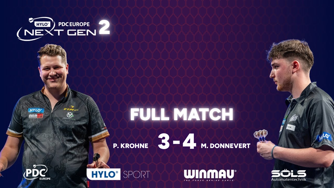 Paul Krohne vs. Mika Donnevert - HYLO PDC Europe Next Gen 2026 - Rekordspiel