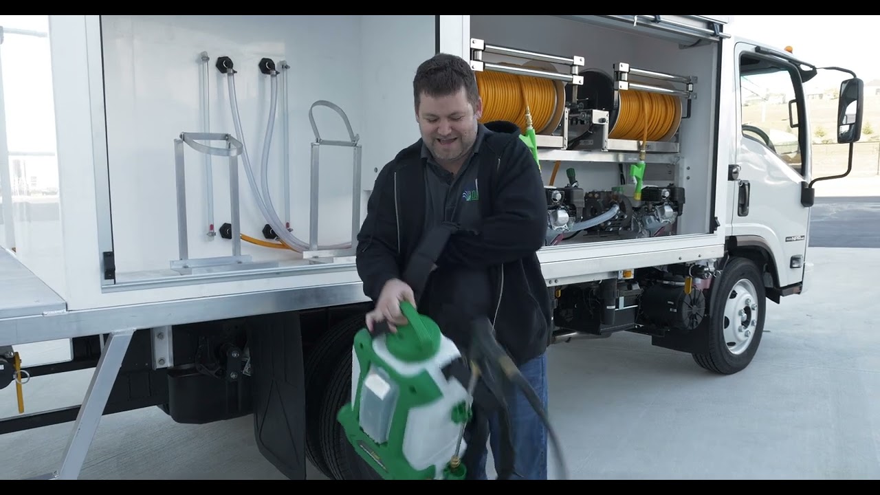 360&ordm; Tour of a Kings 600/100/100 Lawn Truck w/ Custom Backpack Sprayer Racks | Kings Sprayers&reg;