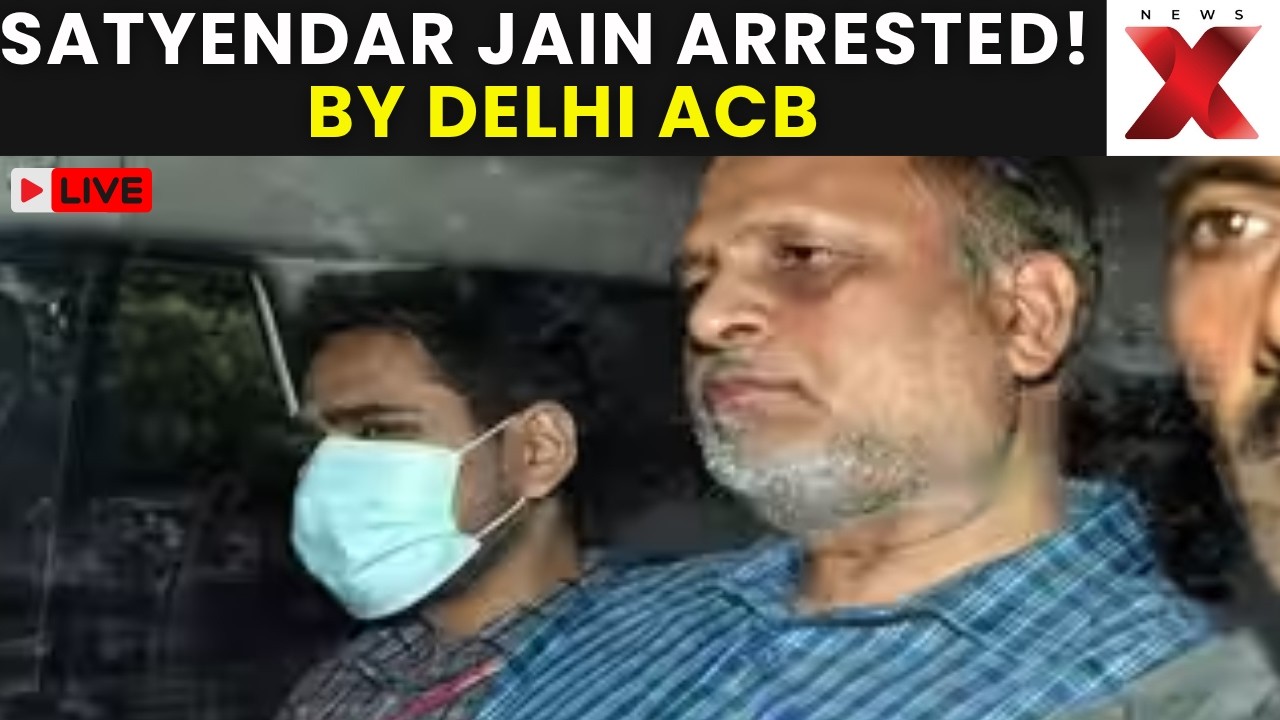 Satyendar Jain Arrested LIVE! Delhi ACB Cracks Down In Major DJB Tender Probe