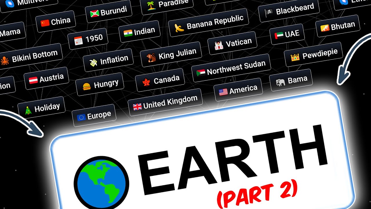 recreating EVEN MORE countries in infinite craft